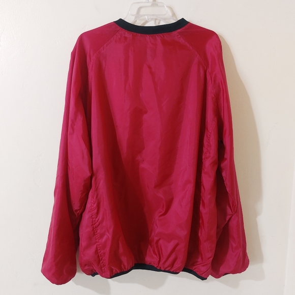 LF Windwear Men's XL Red & Black Windbreaker Pull Over Sports Outdoor Sweater - Picture 6 of 9
